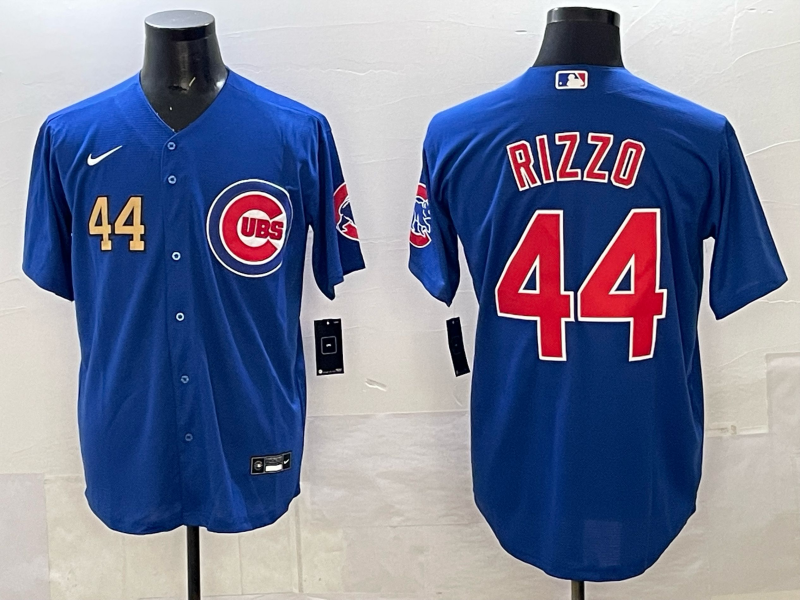 Men Chicago Cubs #44 Rizzo blue Nike MLB 2025 jersey 009->chicago cubs->MLB Jersey